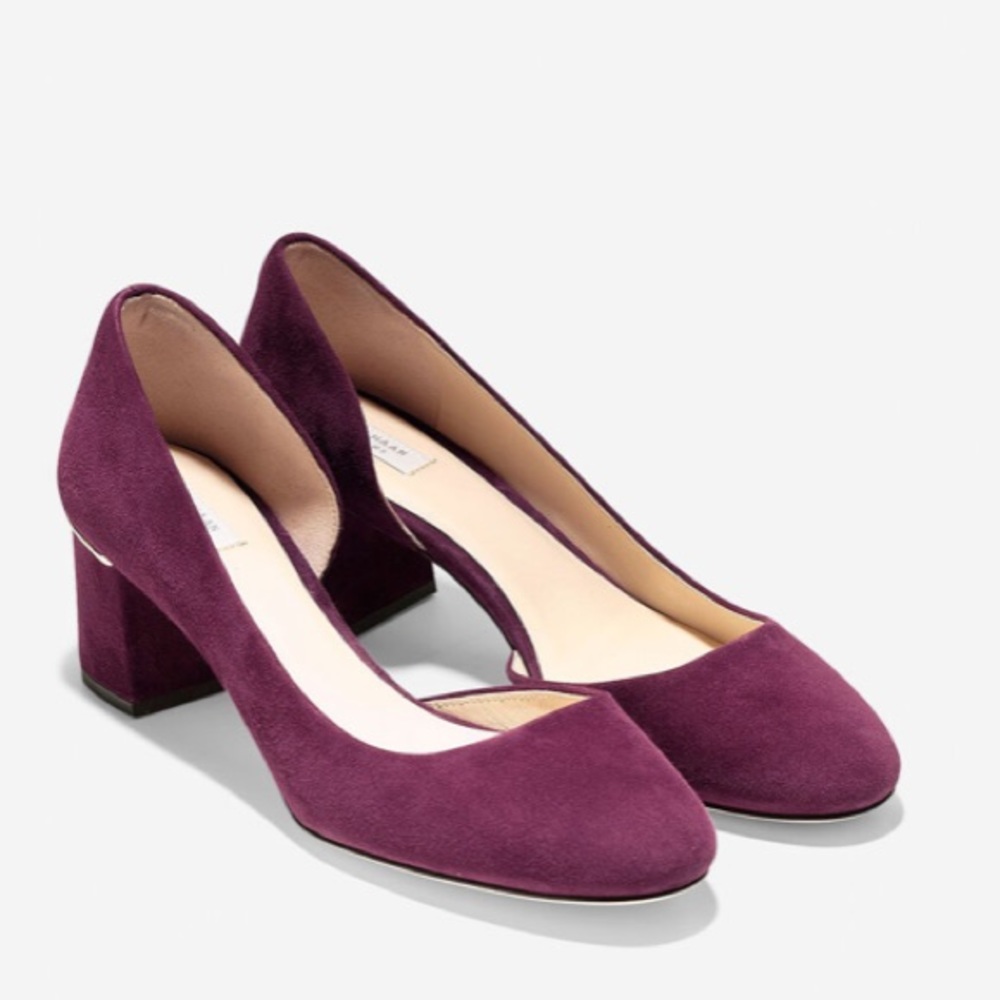 COLE HAAN Laree Grand Pump (55mm) in FIG SUEDE